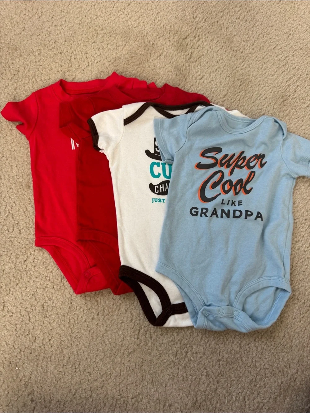 EUC Carter's Baby One-Piece Bodysuit Bundle - size 9 months